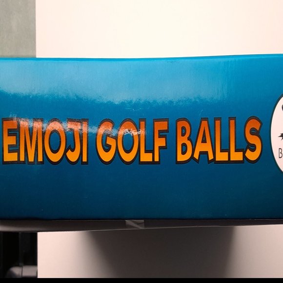 Emoji Golf Balls- Set of 14 Plus 10 Tees & 1 Divot Tool, By Bullfrog - Picture 6 of 7